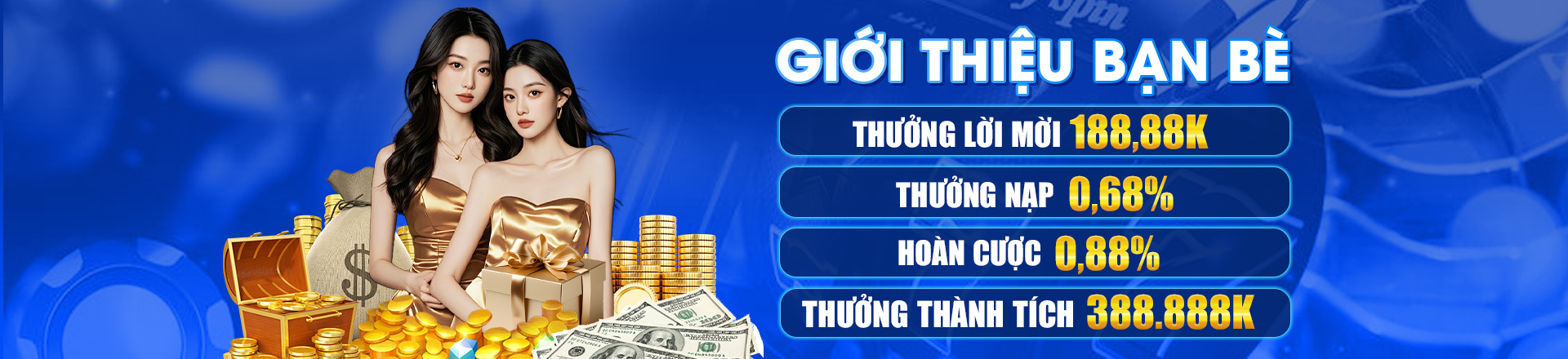 Hình ảnh quảng cáo của 68vn hiển thị nền tảng và các lợi ích